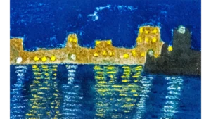Collioure reflets dans la nuit