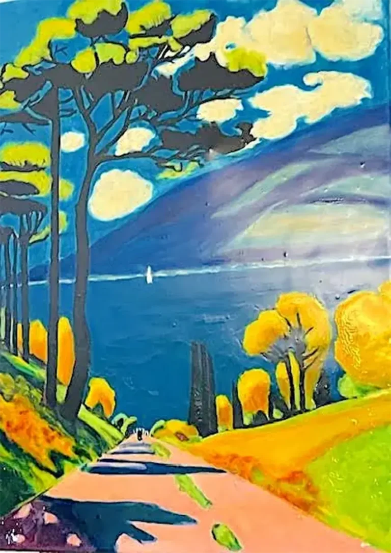 Paysage jaune – artkati.com