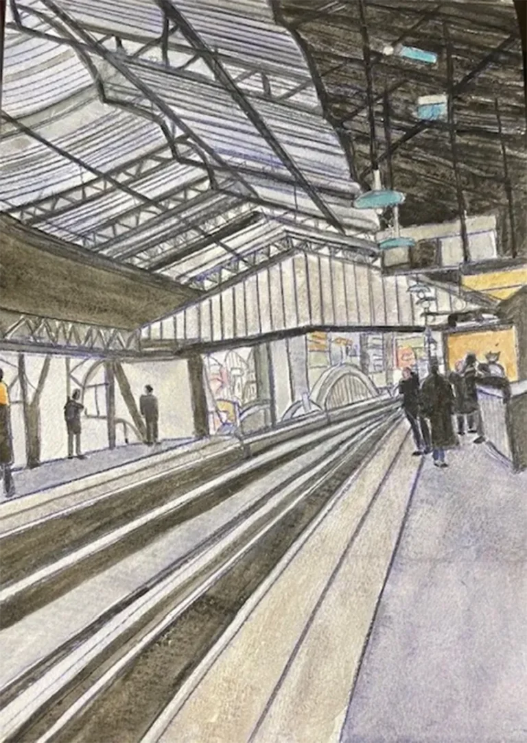 Intérieur du métro - artkati.com